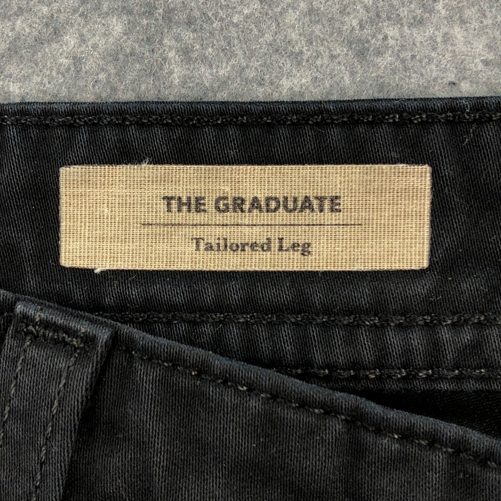 AG The Graduate Tailored Leg Mens 36x34 (Fits 36x32) Black Pants thumbnail 4
