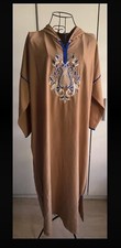 Marokkanische Djellaba ~ Maxikleid mit Stickereien ~ Marokko Tradition Jellaba 