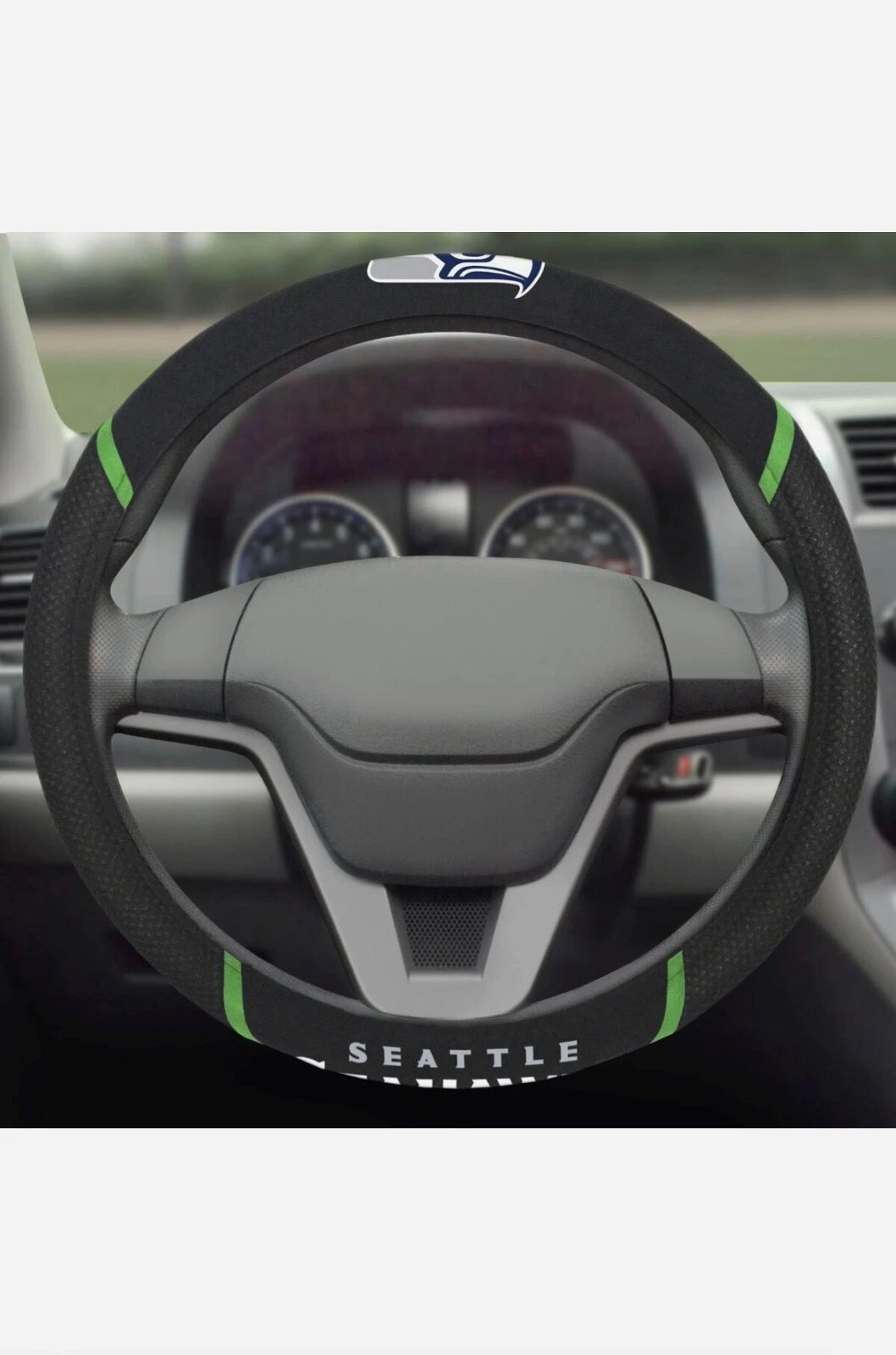 Seattle Football Steering Wheel Cover