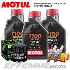 Tagliando HONDA SW-T 400 2010 2011 2012 (3 7100 10W30 + Filtro olio + candele)