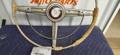 1952 DESOTO STEERING WHEEL W/HORN RING/BUTTON 1065513 - Picture 2 of 12