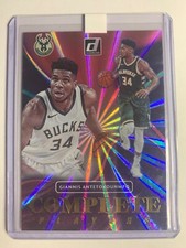 2021-22 Donruss #9 Giannis Antetokounmpo Complete Players Holo Pink Laser