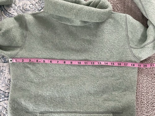 Smartwool Women Hudson Trail Pullover Sweater Wool Fleece Light Jade Small - Picture 8 of 13