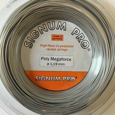 Signum Pro Poly MEGAFORCE 18G 1.19mm High Tech Co-Poly Tennis String 660ft. 