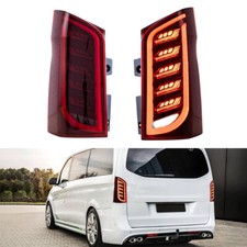 Rot LED Dynamisches Rücklicht Bremsleuchten für Benz Vito W447 2015-2022 Rot LED Dynamisches Rücklicht Bremsleuchten für Benz Vito W447 2015-2022