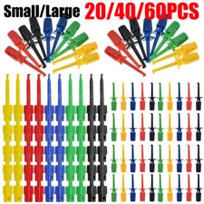 Hook Clip Mini Grabber Test Probe Lead Wire Kit For Multimeter 5Color Test Probe
