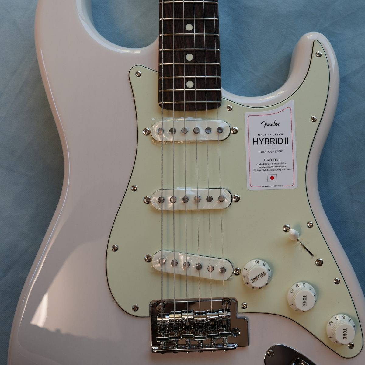 Fender Made in Japan Hybrid II Stratocaster Rosewood US Blonde