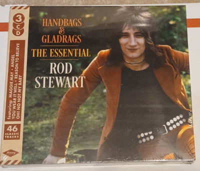 Rod Stewart Handbags & Gladrags: The Essential Rod Stewart (3 CDs, 2018) Box Set