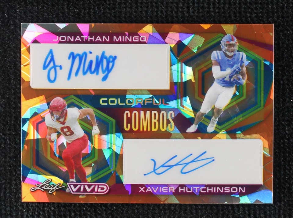 2023 Leaf Vivid Jonathan Mingo Xavier Hutchinson #CC-30 - 1 of 2