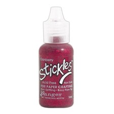Ranger, Stickles Glitter Glue, Cranberry Red, Red Glitter, Dark Pink