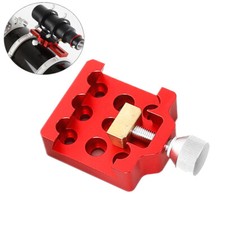 Medium Dovetail Clamp with Brass Screw 75 Degree Base Red for Telescope New