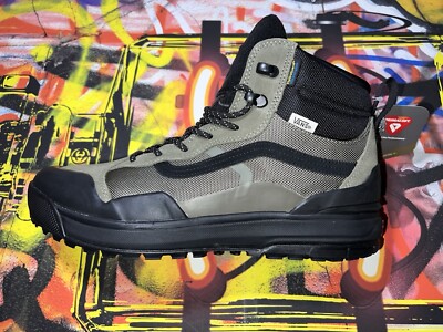 VANS UltraRange EXO Hi MTE-2 Dark Olive Green Waterproof Hiking Boots Size 8