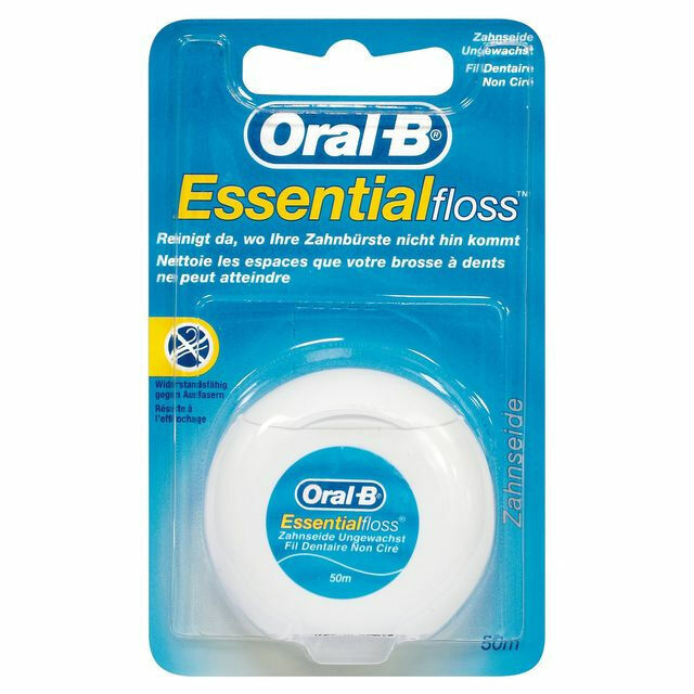 Oral -b Essential Unwaxed Dental Floss