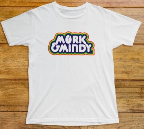 Mork & Mindy T Shirt 940 TV Show Sitcom Robin Williams Alien 3rd Rock Alf Taxi - Picture 1 of 1
