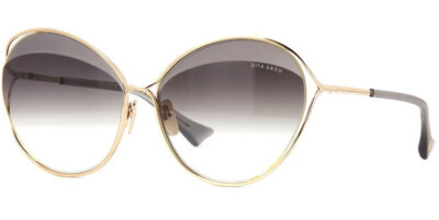 Authentic DITA Sasu DTS516-64-01 White Gold w/Gray Lens Sunglasses - 64 mm