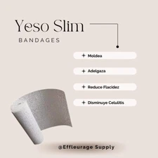 Venda yeso reductor plaster terapia Body Cuerpo Bandages Contouring Slimming