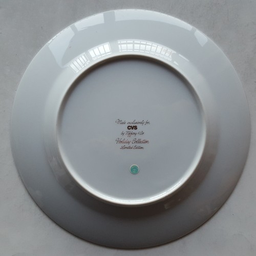 4 Tiffany & Co CVS HOLIDAY COLLECTION 107/8" Essteller. Bauernhaus Pferdeschlitten - Bild 15 von 15