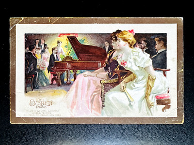 Litho AK (1484) Werbung für Everett Pianos Klaviere Chicago, um 1900