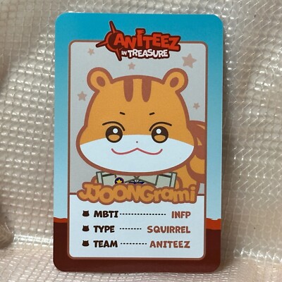 JJOONGrami Hong Joong Trading Card Photocard Ateez Pop-Up Aniteez