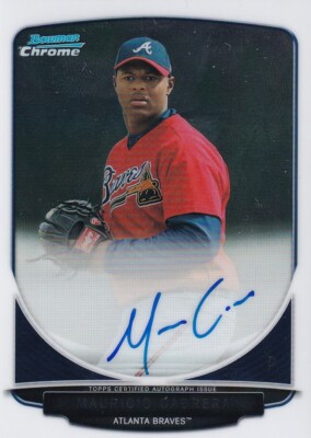 Topps 2013 Bowman Chrome Mauricio Cabrera #BCA-MC Autogrammkarte