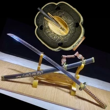 Hand Forged Lions Tachi Japanese Samurai Sword 1095 Carbon Steel Katana Sharp