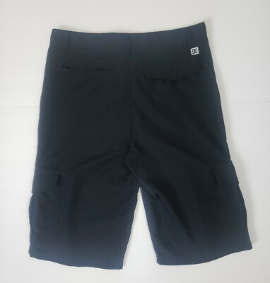 DC Shoe Co. Men's/Jr Black Shorts Size 20 100% Polyester Side
