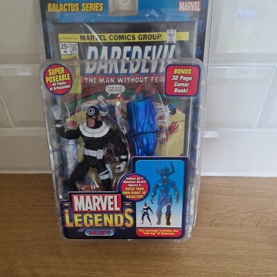 Neu versiegelt in Verpackung Marvel Legends Galactus Serie Bullseye Figur 16 cm Toy Biz