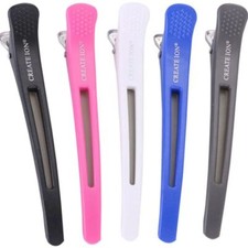 Alligator Hair Clips - Hairdressing Clamps Claws Barber Crocodile Hairpin 6PC