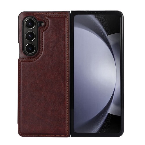 For Samsung Galaxy Z Fold5 4 3 Pixel Fold Luxury Leather Card Pocket Phone Case - 第 13/22 張圖片