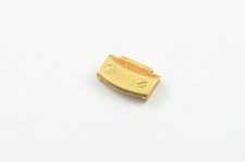Eslabón de repuesto Cartier Santos Ronde Galbee oro 18K 750 14Mm atornillado