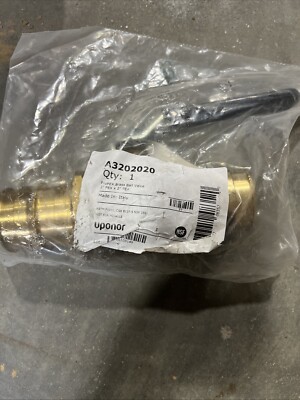 Uponor A3202020 , 2'' Pex x 2'' Pex Propex Brass Ball Valve