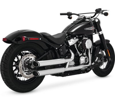 Vance & Hines Chrome PCX Twin Slash 3'' Slip-On Performance Mufflers 16335