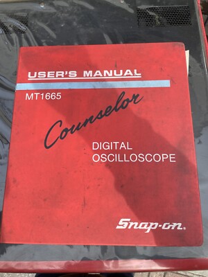 Vintage Snap On Tools Digital Oscilloscope MT1665 - | eBay