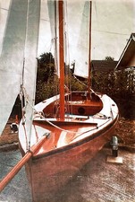 Sailing Dinghy. Perfect boat for training children. Very stable and safe.