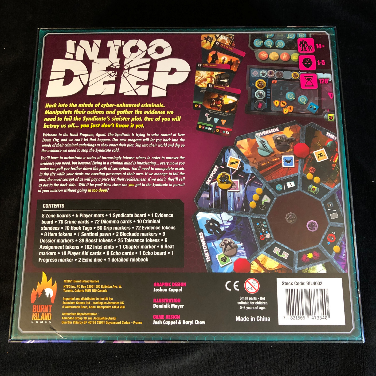 In Too Deep Board Game Retail Edition Burnt Island Games eBay