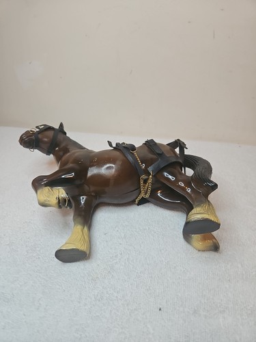 Vintage Plastic Clydesdale Horse Hong Kong - Picture 9 of 10