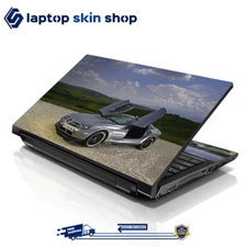 Laptop Skin Sticker Decal Cover Sports Car for Notebook Apple Dell Asus 13-16 in