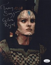 Star Trek Deep Space Nine- Tracy Scoggins signed Gilora Rejal 8x10 photo JSA COA