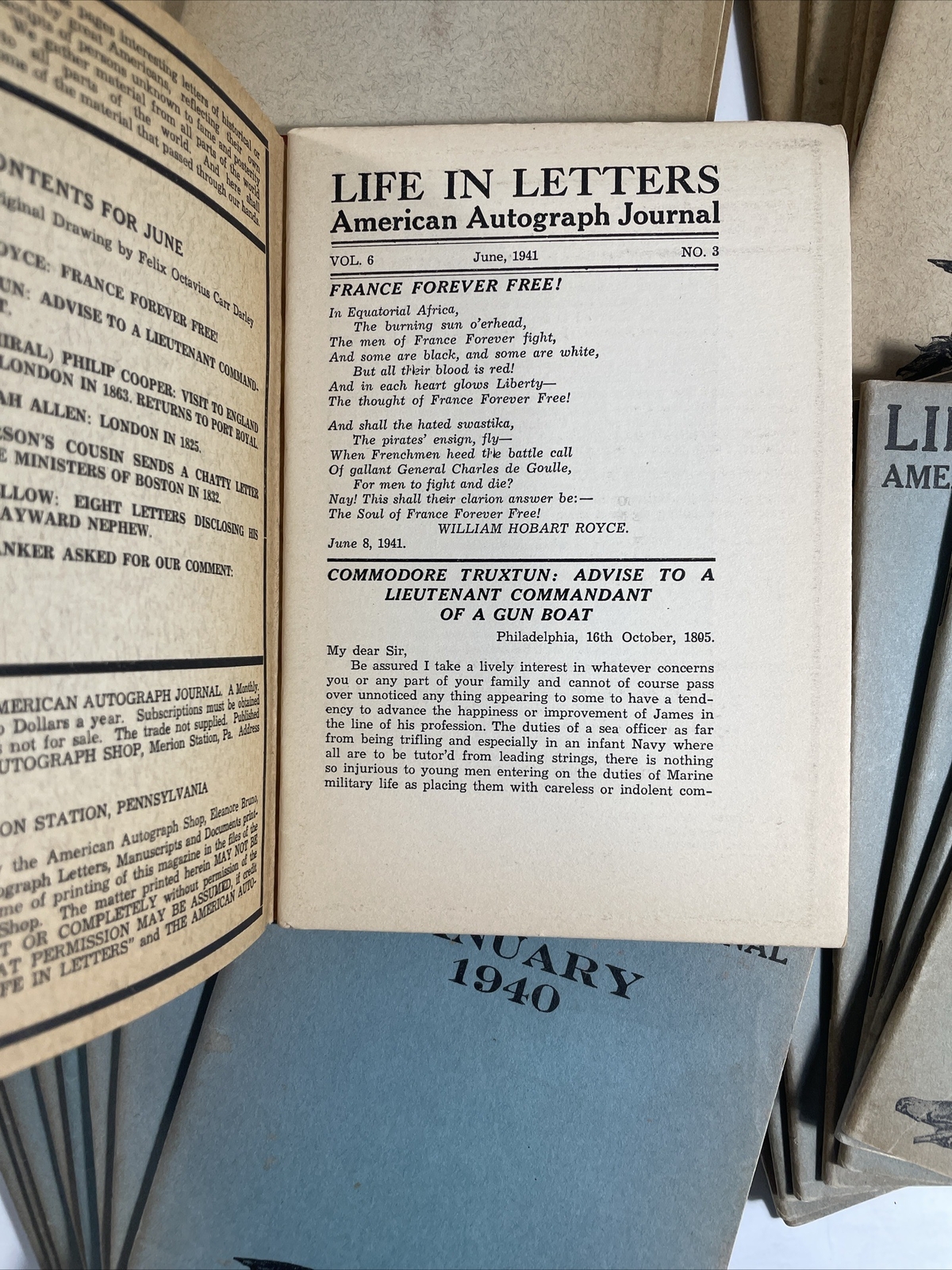 Life in Letters: American Autograph Journal (lot of 33), 1938-1942 | eBay