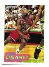 CALBERT CHEANEY 1993-94 FLEER ROOKIE CARD NEAR MINT+ CONDITION