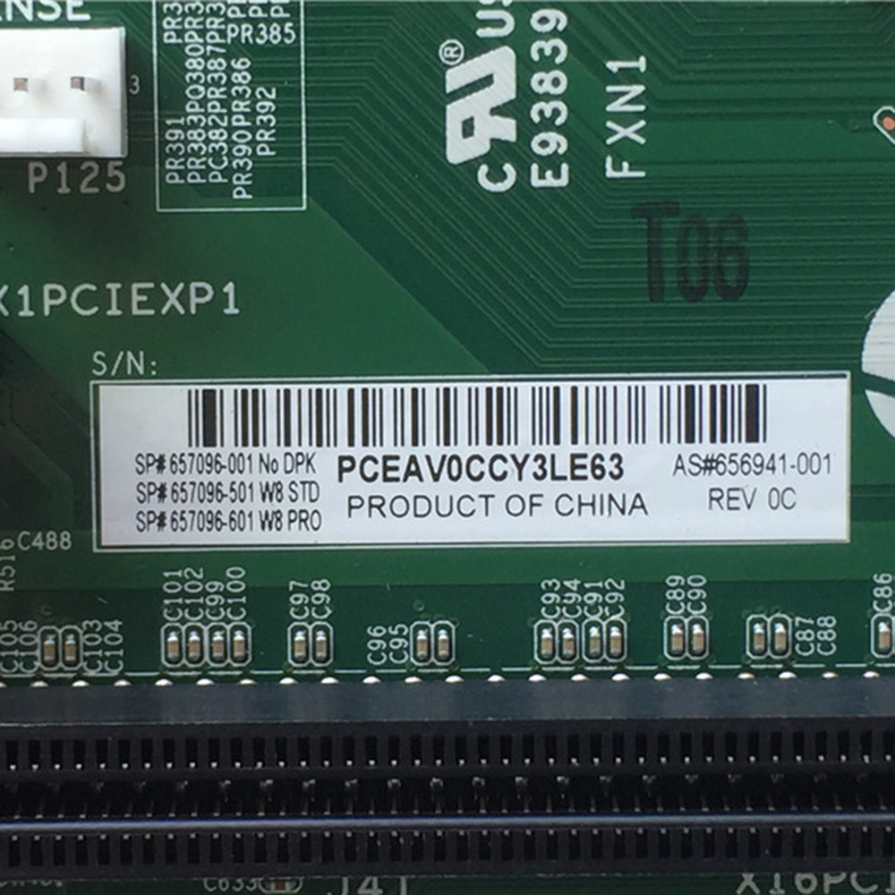 657096-001 656941-001 Motherboard For HP Compaq Elite 8300 System