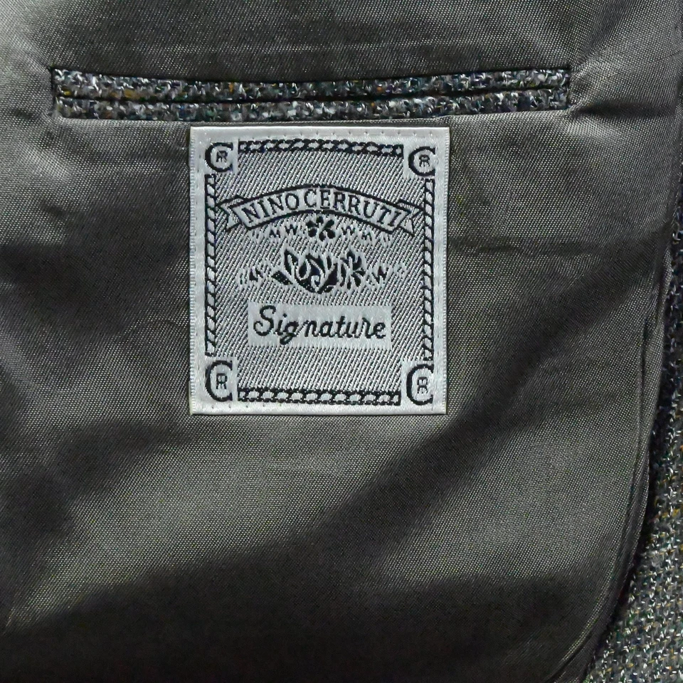 De Colección Nino Cerruti 40R Gris Tweed Hombres Blazer Traje Chaqueta Abrigo Deportivo Foto 4 de 4