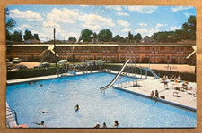 VINTAGE PC - 1961 USED - RIO MOTOR HOTEL, HARRISON,  ARKANSAS - LARGE CREASE