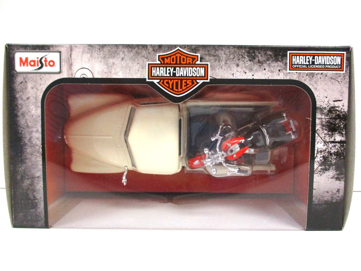 MAISTO - 1950 CHEVROLET 3100 PICKUP TRUCK HARLEY-DAVIDSON HERITAGE