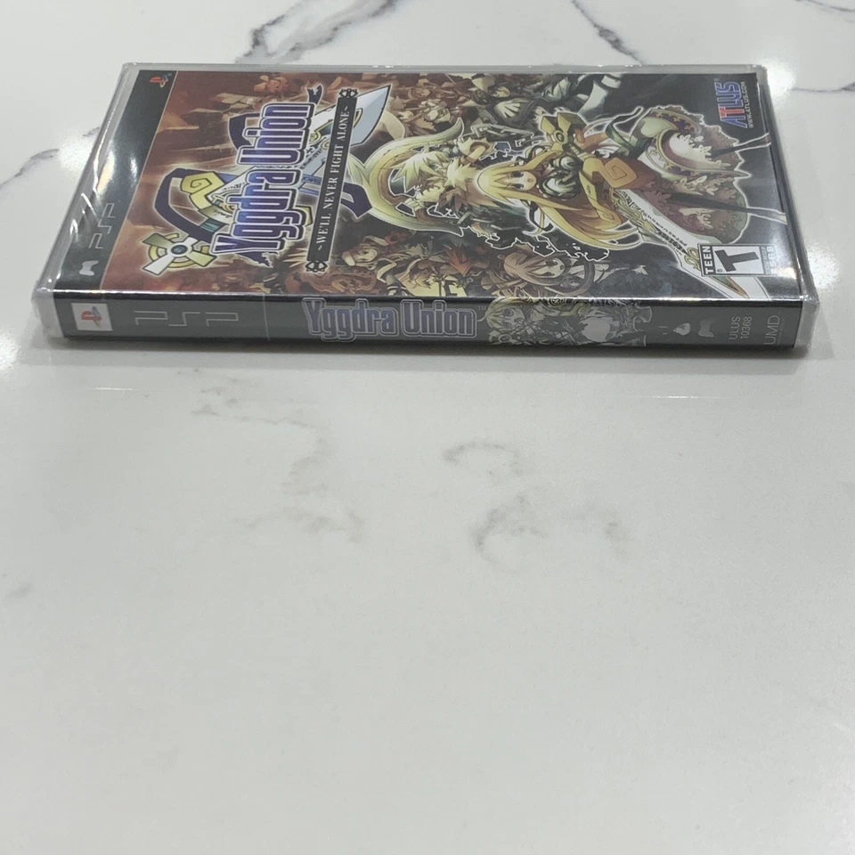 Yggdra Union: We'll Never Fight Alone (PSP, 2008 ATLUS) Brand New Factory Sealed - Image 2 of 3