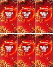 Schwartz Christmas Mulled Wine Spice (1, 2, 4, 6, or 8  Boxes)