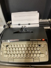 VTG SMITH CORONA ELECTRA 120 PORTABLE ELECTRIC TYPEWRITER WITH CASE  thumbnail