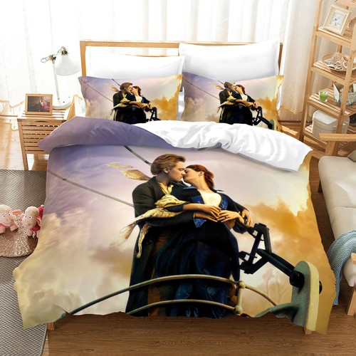Titanic Quilt Cover Bedding Set 3PCS Duvet Cover Pillowcase Comfortable Cover UK - Picture 13 of 26
