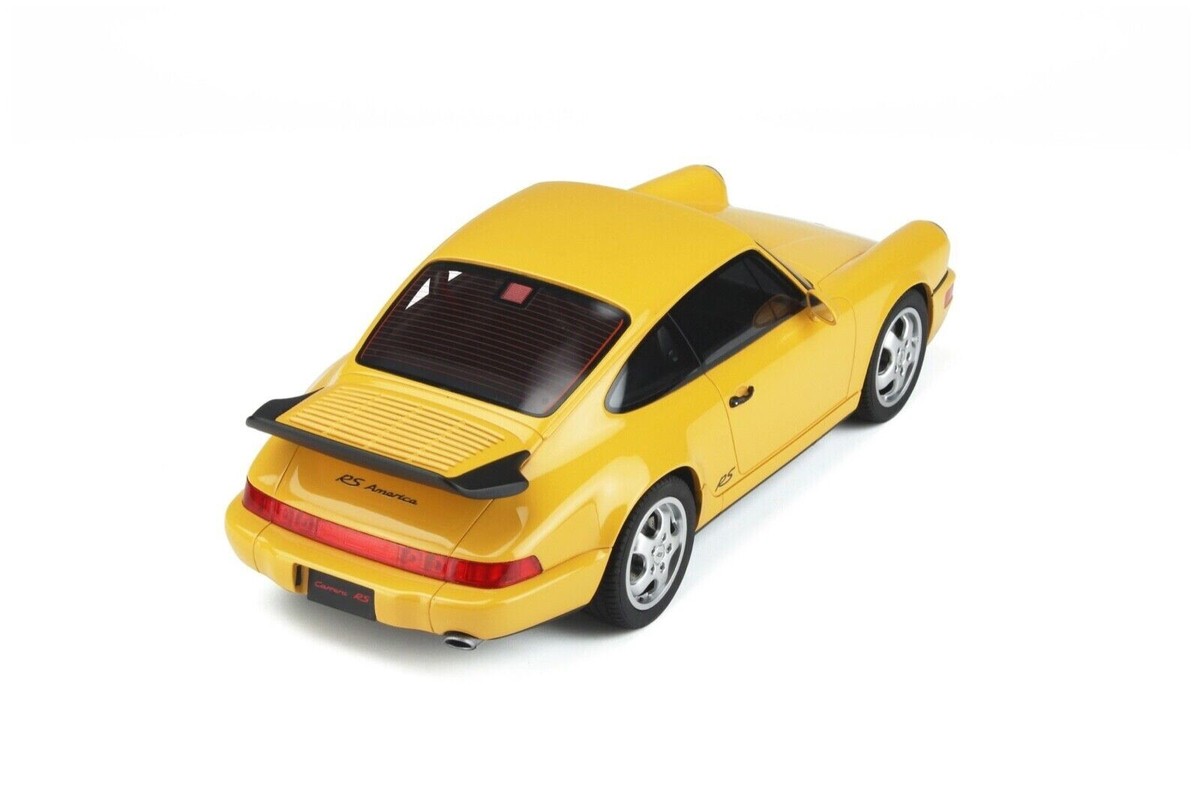 1/18 Porsche 964 RS America 1993 (Yellow) Resin Model Car by GT