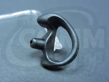 Right Small Black Open Ear Insert Molded Earpiece Police Earbud Earmold Style